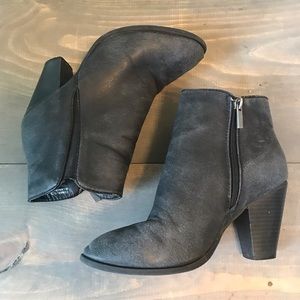 Dollhouse Black Heeled Booties